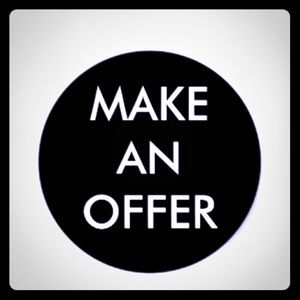 Offers are welcomed. 😀